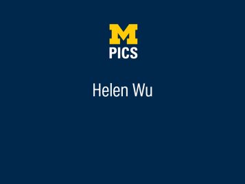Helen Wu, Bachelor of Arts, International Studies 